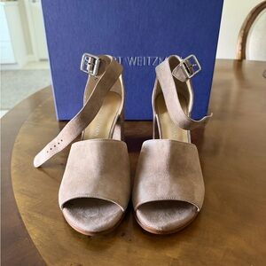 Stuart Weitzman Block Heel Sandals